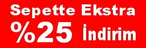 Sepette Ekstra %25 İndirim