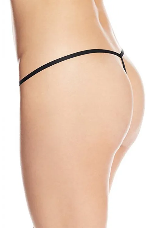 Siyah Arası Açık Seksi Tanga TM1143