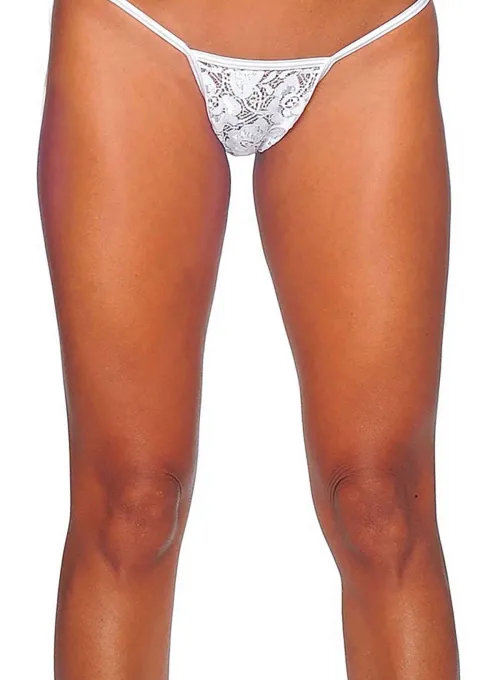 Beyaz Dantelli Tanga TM1165