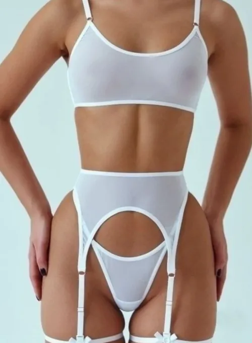 Beyaz Jartiyer Takım