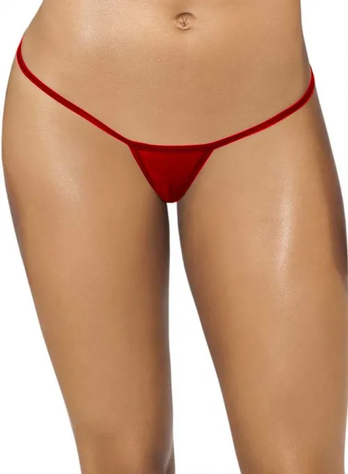 Kırmızı Tül Tanga TM1115