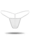 Beyaz Transparan Tül String Tanga TM0368