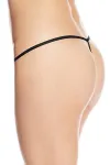 Siyah Transparan Tül String Tanga TM1114