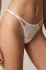 Ayarlanabilir Lastikli Beyaz Dantelli Tanga TM1418
