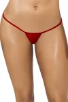 Kırmızı Transparan Tül String Tanga TM1115