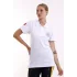 112 Acil Sağlık Yakalı Tshirt Kısa Kol Baskılı - Beyaz