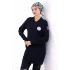112 Acil Sağlık Yakalı Tshirt Tunik Baskılı - Lacivert