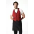 Askılı Yelekli Önlük - 403 Kazayağı Kırmızı-Siyah