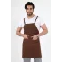 Barista Askılı Önlük Çift Cepli - Kahve