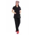 Bflex Unisex Likralı Yarasa Kol Takım - 6403 Siyah