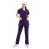 Bflex Unisex Likralı Yarasa Kol Takım - 6405 Koyu Mor Soft