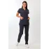 Bflex Unisex Likralı Yarasa Kol Takım - 6417 Füme