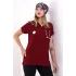 Bflex Unisex Likralı Yarasa Kol Tek Üst - 6407 Bordo