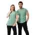 Bflex Unisex Likralı Yarasa Kol Tek Üst - 6428 Çağla Yeşili