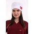 Bone Bayrak İşlemeli - 101 Beyaz