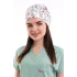Dijital Unisex Desenli Bone - 6518 Beyaz Sağlık Sembolleri
