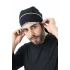 Kuyruklu Bone - Siyah-Beyaz