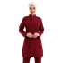 Tesettür Forma Tek Üst Full Çıtçıt - 5513 Bahar Bordo