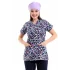 Yarasa Kol Desenli Unisex Tek Üst - 5002 Renkli Kalpler
