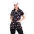 Yarasa Kol Desenli Unisex Tek Üst - 5003 Siyah Love