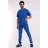 Zarf Yaka Erkek Likralı Takım - 6411 Saks Mavi