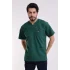 Zarf Yaka Erkek Likralı Tek Üst - 6429 Ördek Başı Yeşili