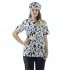 Zarf Yaka Unisex Desenli Üst - 1001 Mick Mause
