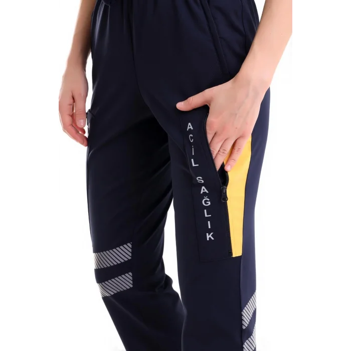 112 Pantolon Kışlık Unisex Likralı - Lacivert