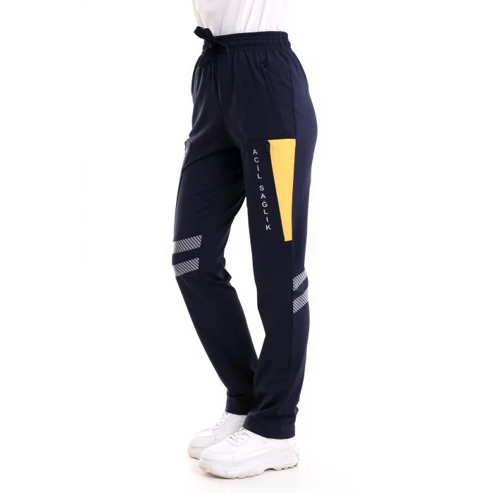 112 Pantolon Kışlık Unisex Likralı - Lacivert