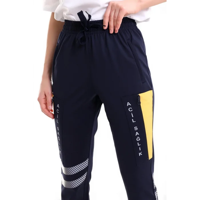 112 Pantolon Kışlık Unisex Likralı - Lacivert