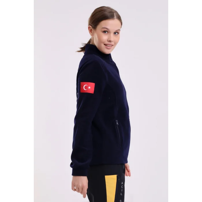 112 Polar Ceket - Lacivert