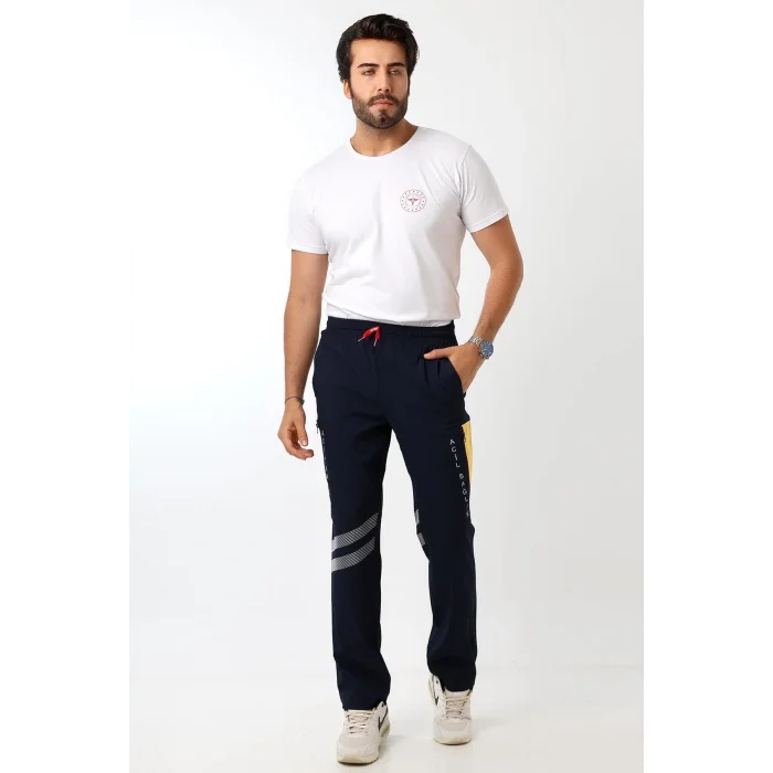 112 Unisex Likralı Yazlık Pantolon - Lacivert