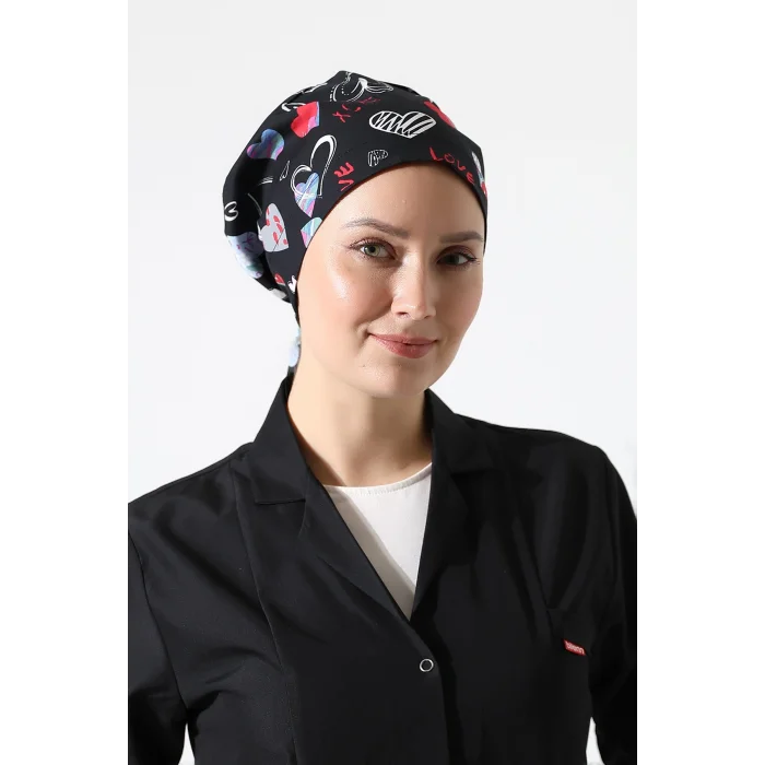 Tesettür Bone - 5003 Siyah Love