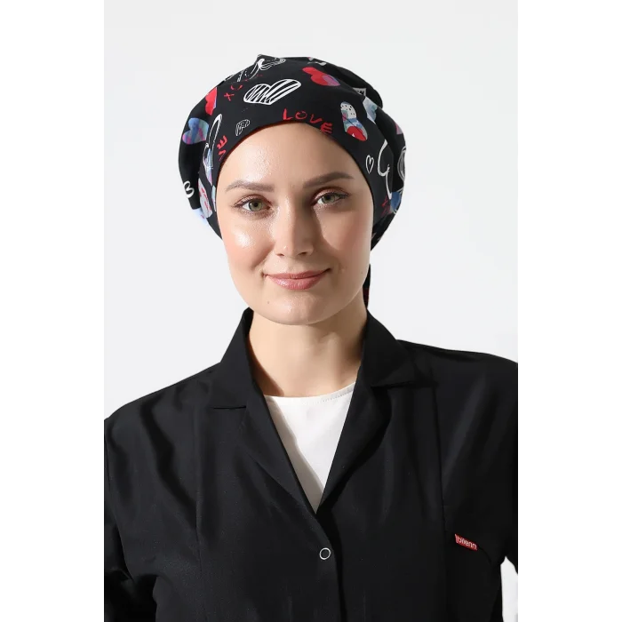 Tesettür Bone - 5003 Siyah Love