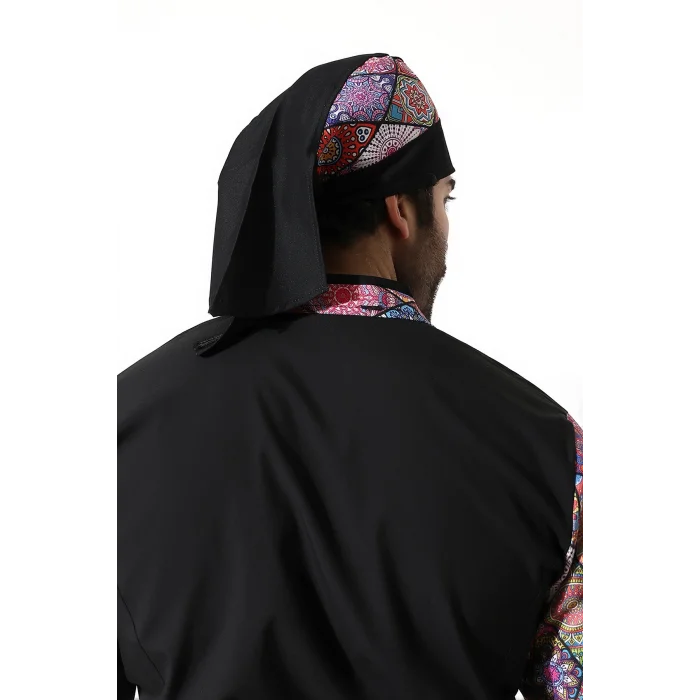 Kuyruklu Bone Siyah Çini