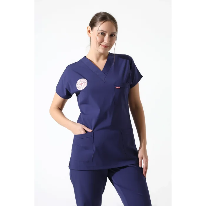 Bflex Unisex Likralı Yarasa Kol Takım - 6459 Kamu Lacivert