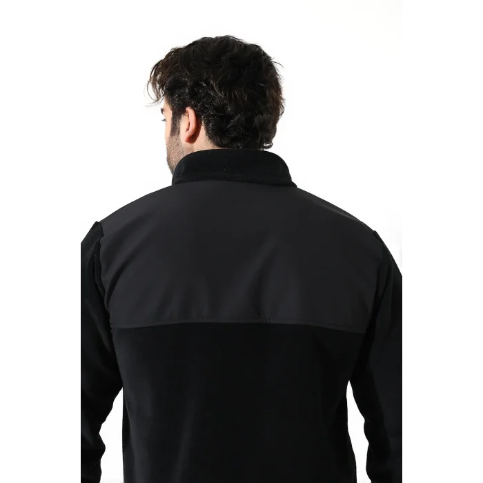 Soft Shell Robalı Unisex Polar Mont - Siyah