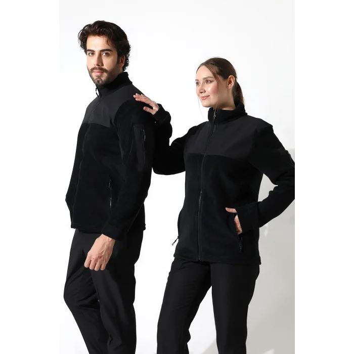 Soft Shell Robalı Unisex Polar Mont - Siyah