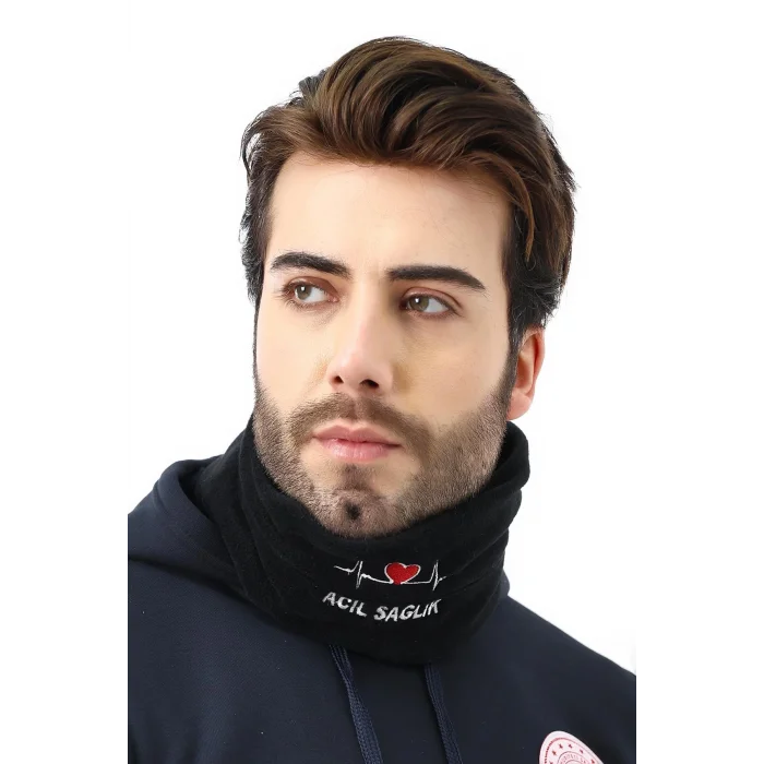 Acil Sağlık Boyunluk Baf - Siyah