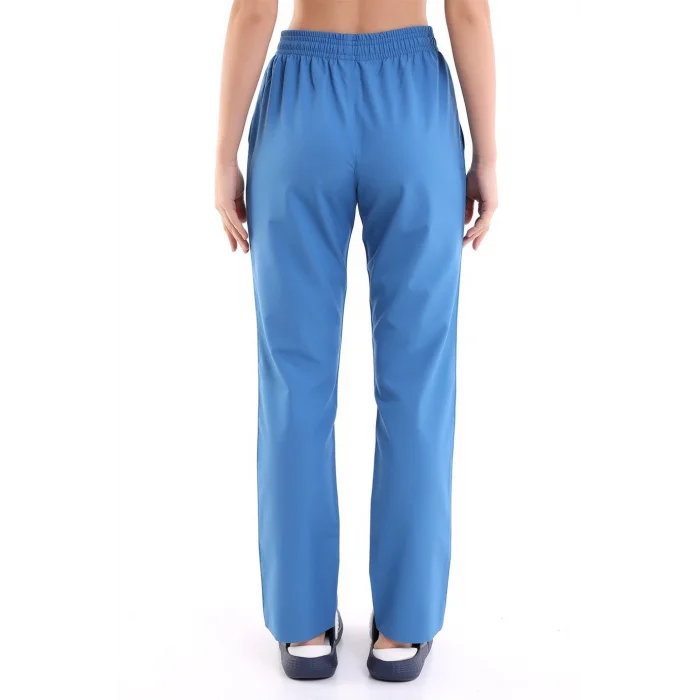 Alpaka Unisex Pantolon Bel Lastikli - 36 Saü Mavi