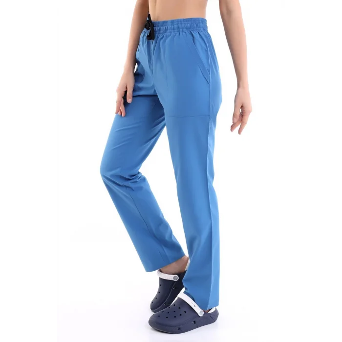 Alpaka Unisex Pantolon Bel Lastikli - 36 Saü Mavi
