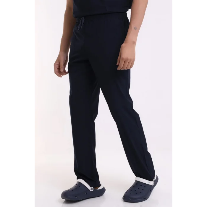 Alpaka Unisex Pantolon Bel Lastikli - Lacivert