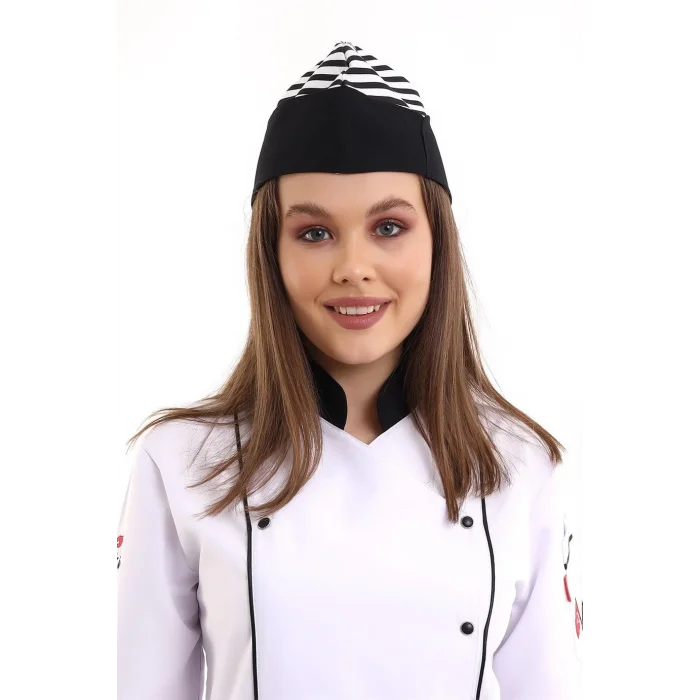 Aşçı Kayık Kep - 903 P/V Siyah Çizgili