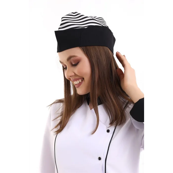 Aşçı Kayık Kep - 903 P/V Siyah Çizgili