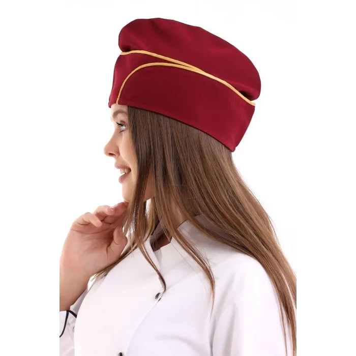 Aşçı Kayık Kep - Bordo Sarı Biye