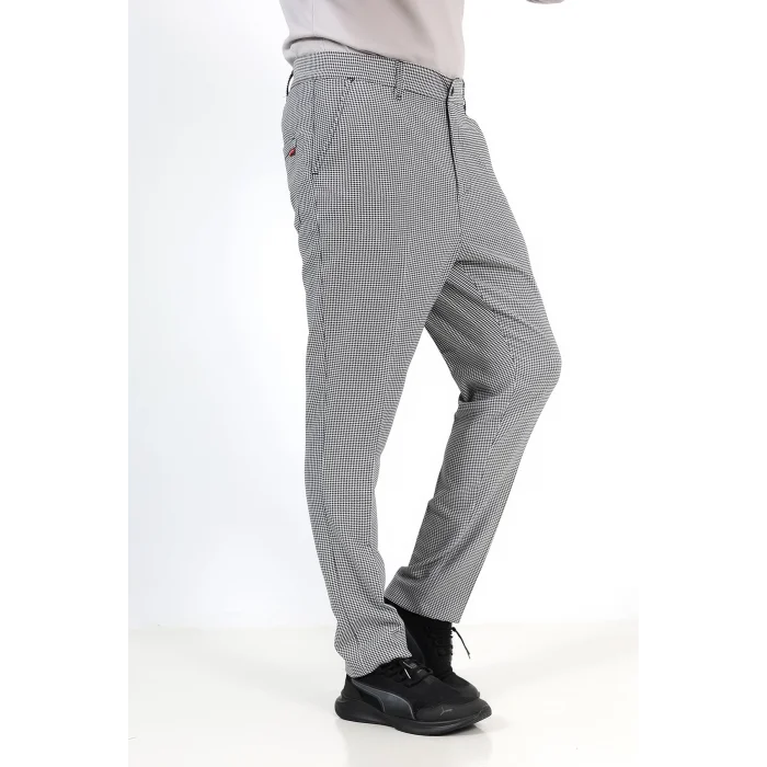 Aşçı Pantolon - 209 Kaz Ayağı Siyah-Beyaz