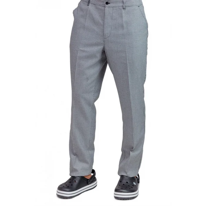 Aşçı Pantolon - 209 Kaz Ayağı Siyah-Beyaz