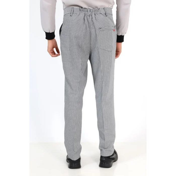 Aşçı Pantolon - 209 Kaz Ayağı Siyah-Beyaz