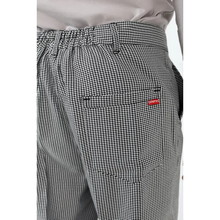 Aşçı Pantolon - 209 Kaz Ayağı Siyah-Beyaz