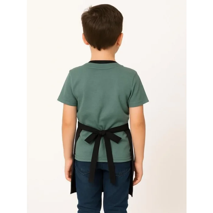 Askılı Çocuk Önlük 2 No - 48 Siyah